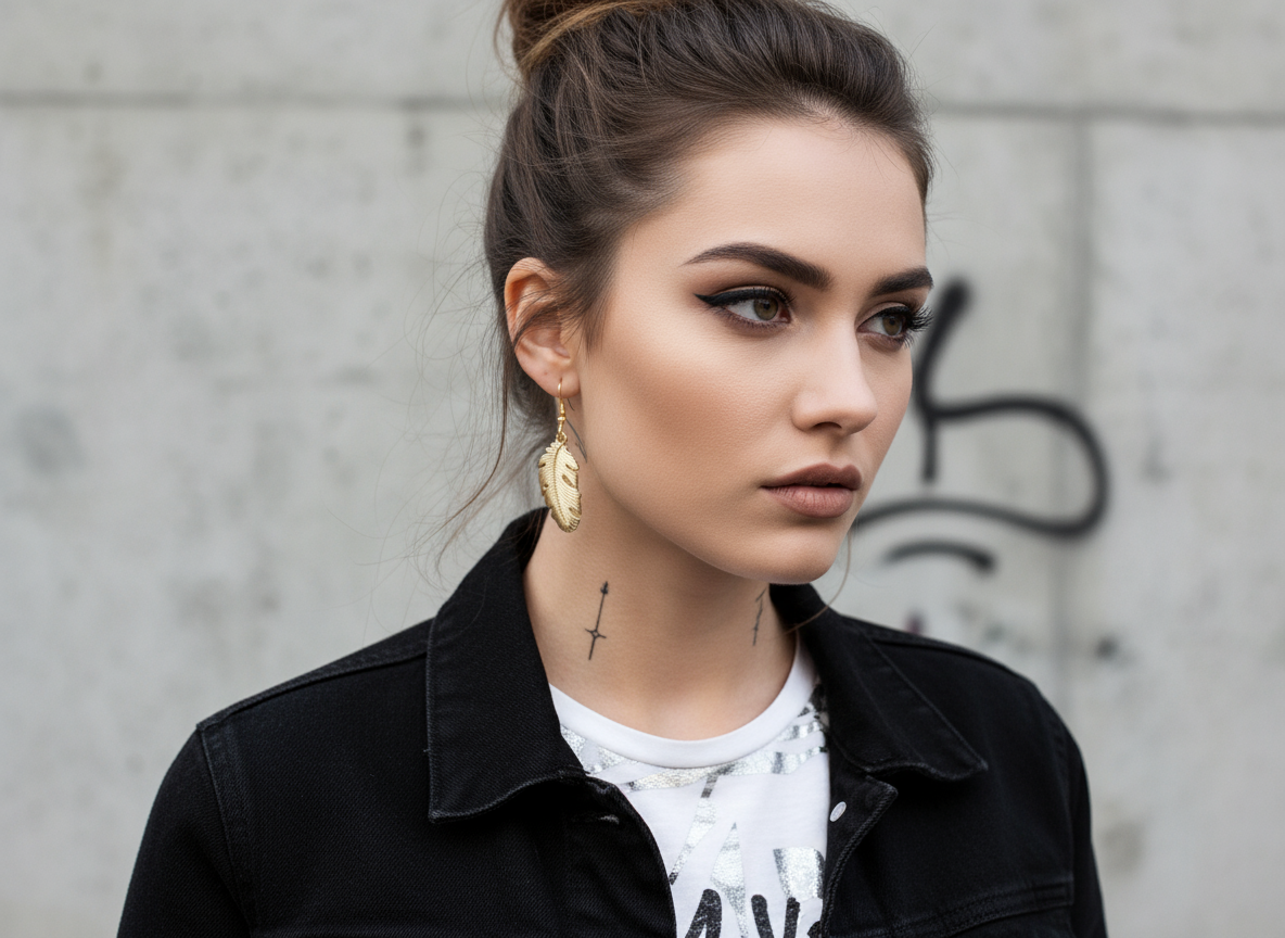 Pendientes de botón con forma de flores, pequeñas y delicadas dalias