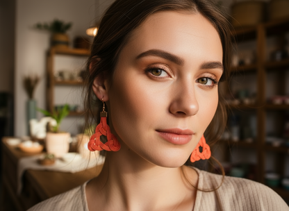 pendientes con el símbolo celta trinqueta