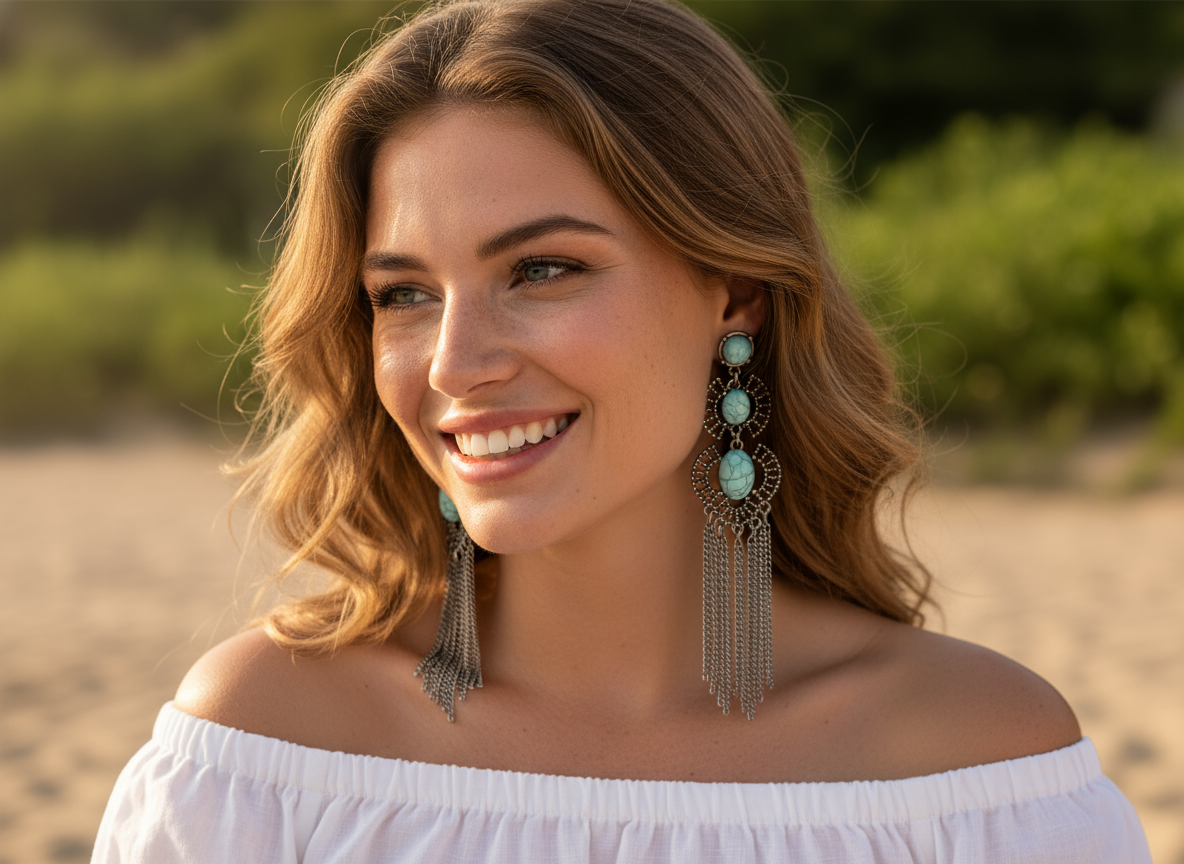 pendientes_vintage_con_turquesas