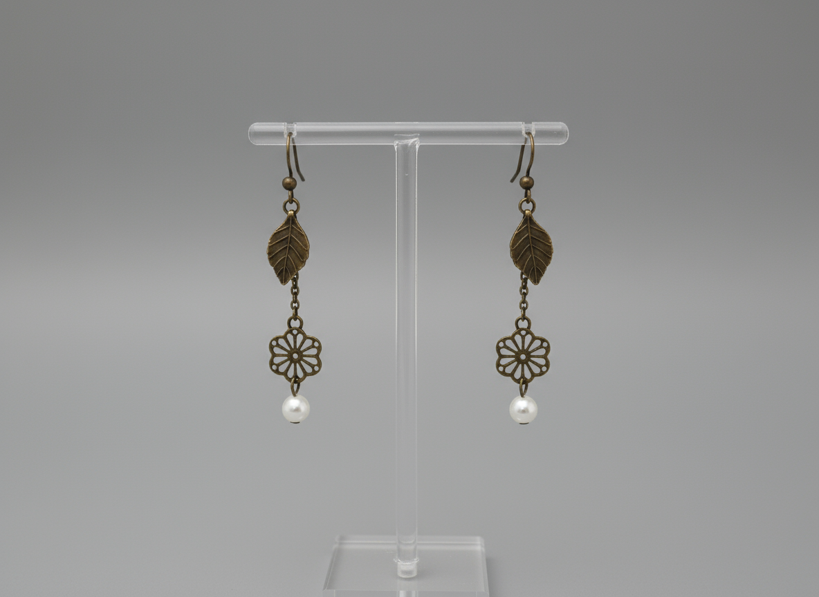 Pendientes bohemios y románticos vintage.