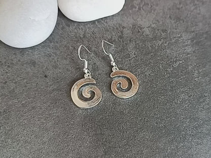 Pendientes espiral celta 