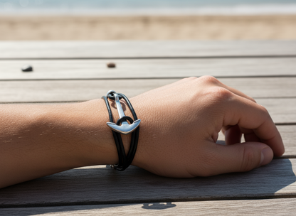 pulsera estilo marinero con ancla