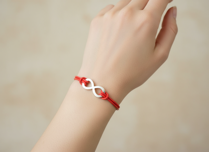 Green mother-of-pearl and brown leather bracelet for women