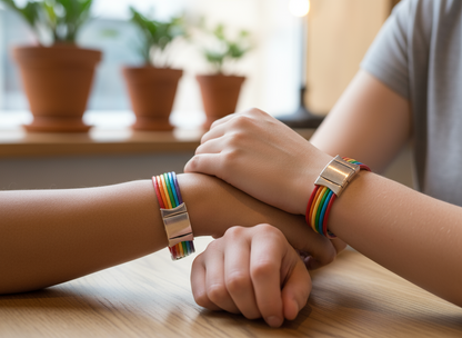Pulsera Arco Iris con cierre magnético