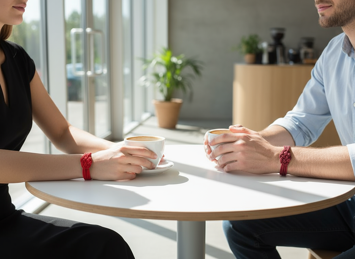 Bracelet nœud marin bleu style nautique