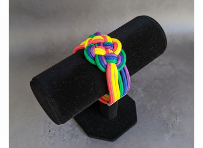 Pulsera Arco Iris, pulsera nudo de colores orgullo gay