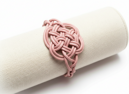 Pulsera de cuero rojo con nudo celta del amor eterno