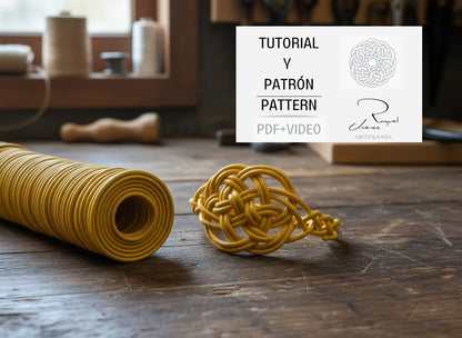 Tutorial símbolo celta del amor eterno para pulsera con patrón