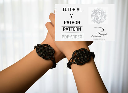 Tutorial símbolo celta del amor eterno para pulsera con patrón