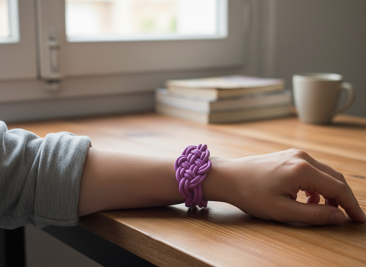 Patron et tutoriel pour le bracelet de la Journée de la femme