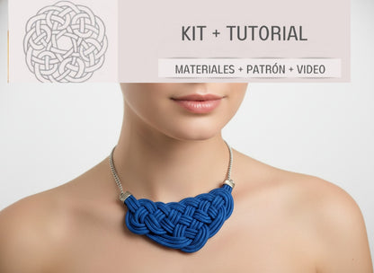 Kit para collar de nudos muy fácil con tutorial paso a paso