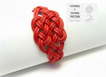 Tutorial y patrón para hacer pulsera de nudos de macramé