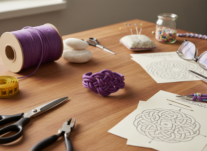 Patron et tutoriel pour le bracelet de la Journée de la femme