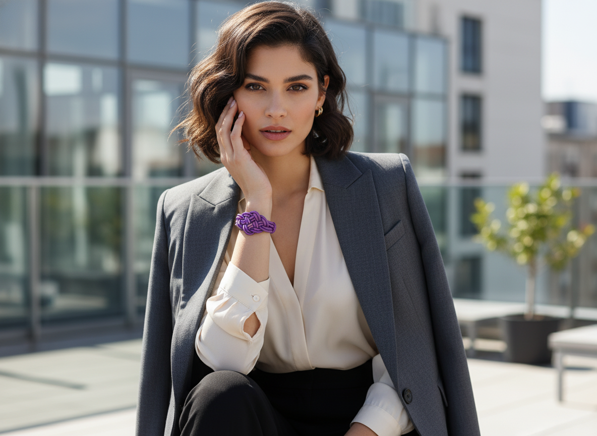 Patron et tutoriel pour le bracelet de la Journée de la femme