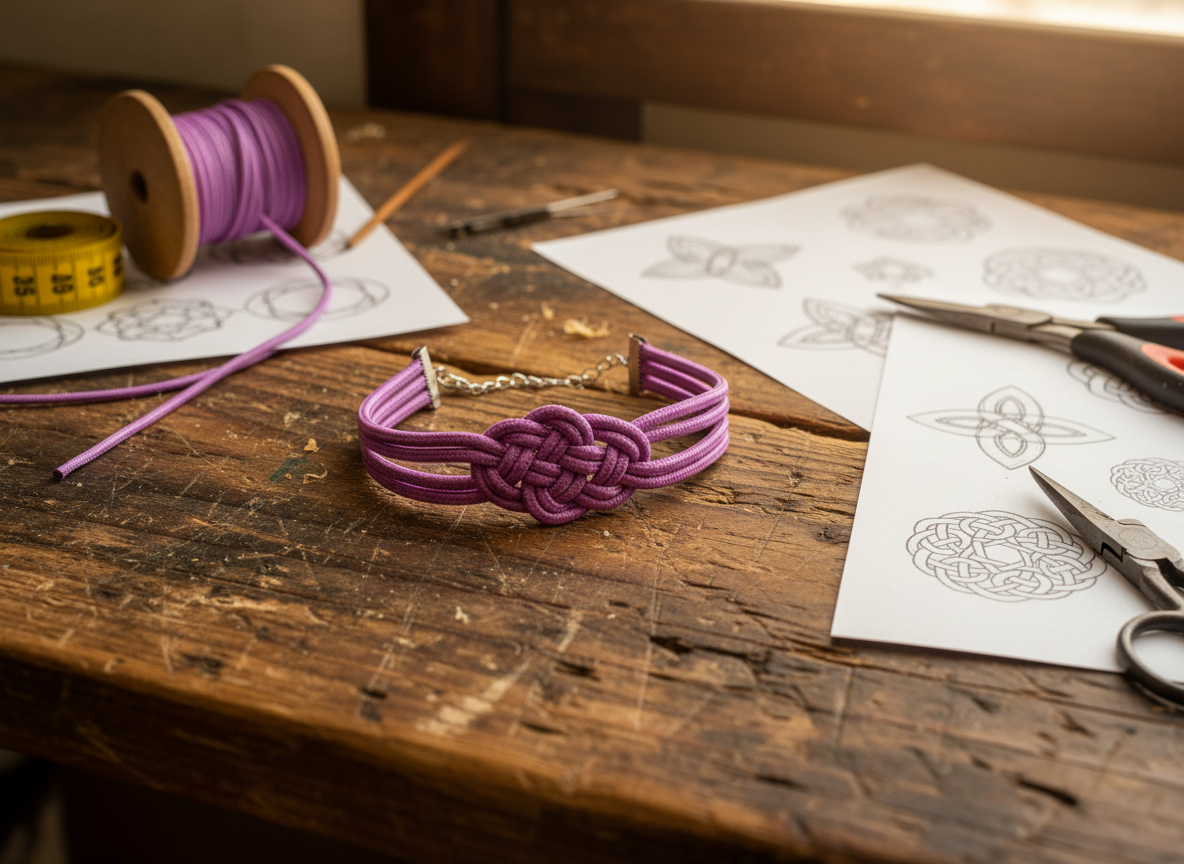 Patron et tutoriel pour le bracelet de la Journée de la femme