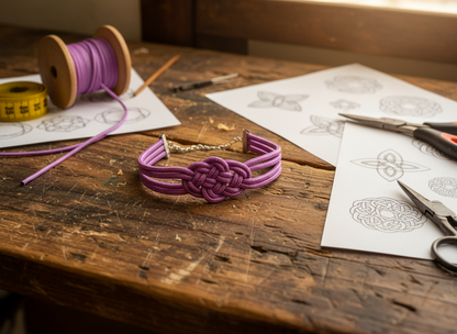 Patron et tutoriel pour le bracelet de la Journée de la femme