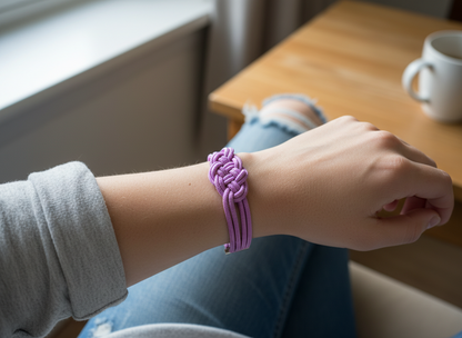Patron et tutoriel pour le bracelet de la Journée de la femme