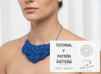 Tutoriel et patron pour réaliser bracelet et collier avec noeud marin