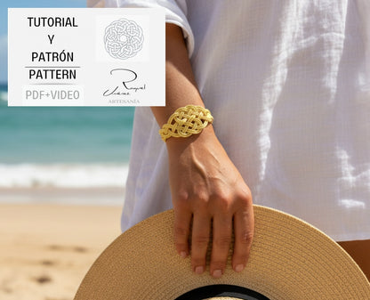 Quatre tutoriels bracelets avec noeuds celtiques et marins avec motif à imprimer