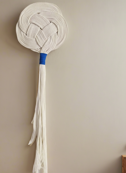 tapiz de macramé para decoración de pared