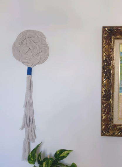 tapiz de macramé para decoración de pared