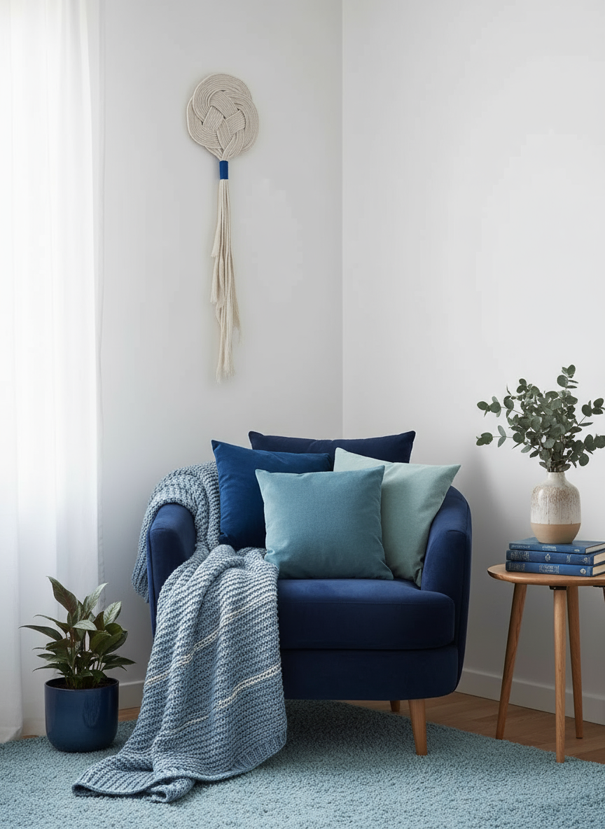 tapiz de macramé para decoración de pared