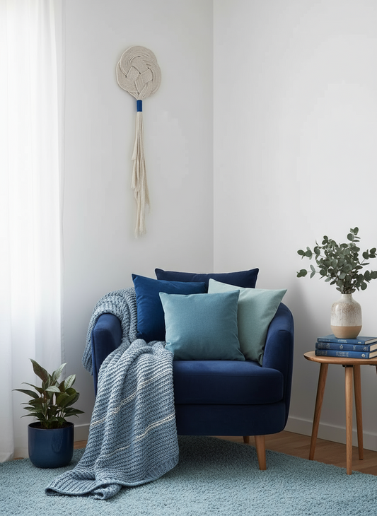 tapiz de macramé para decoración de pared