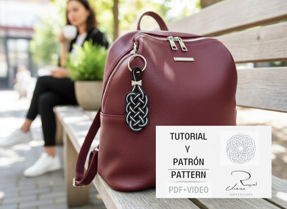 tutorial llavero de cuero