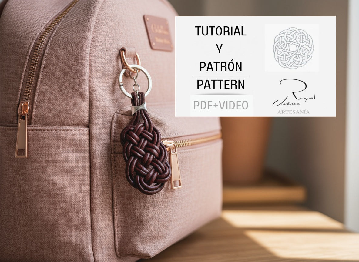 tutorial llavero de cuero