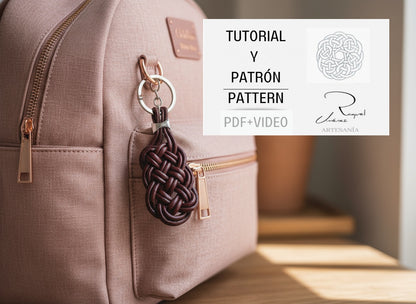 tutorial llavero de cuero