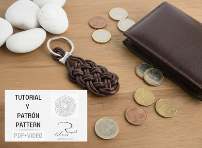 tutorial llavero de cuero