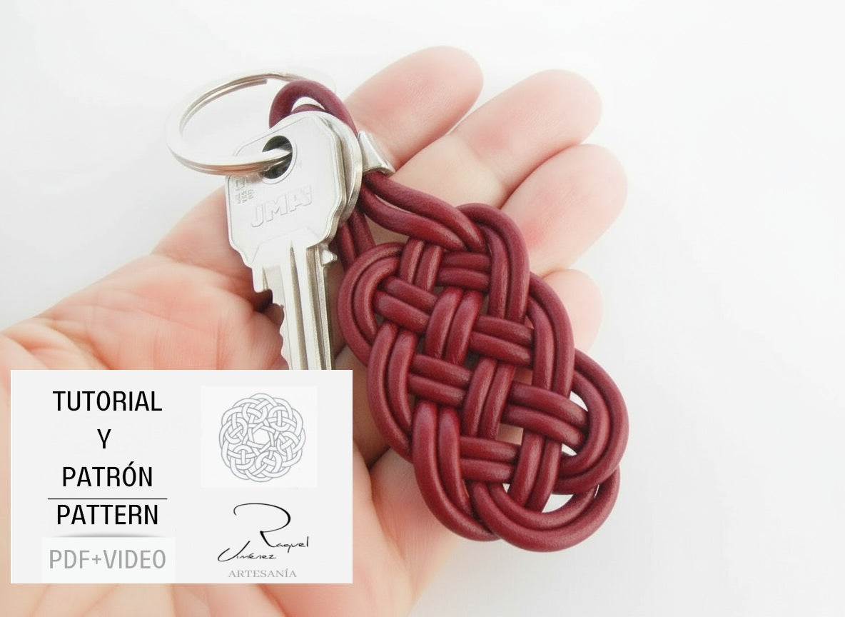 tutorial llavero de cuero