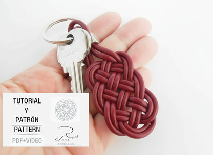 tutorial llavero de cuero