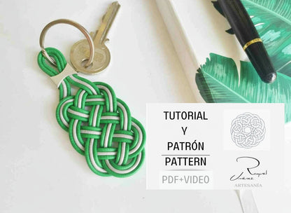 tutorial llavero de cuero