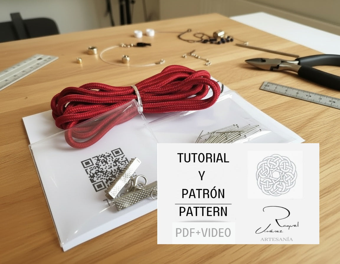 tutorial para hacer pulsera y collar de estilo marinero de macramé