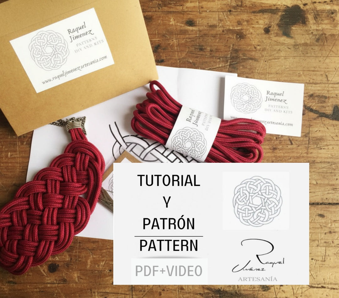 tutorial para hacer pulsera y collar de estilo marinero de macramé