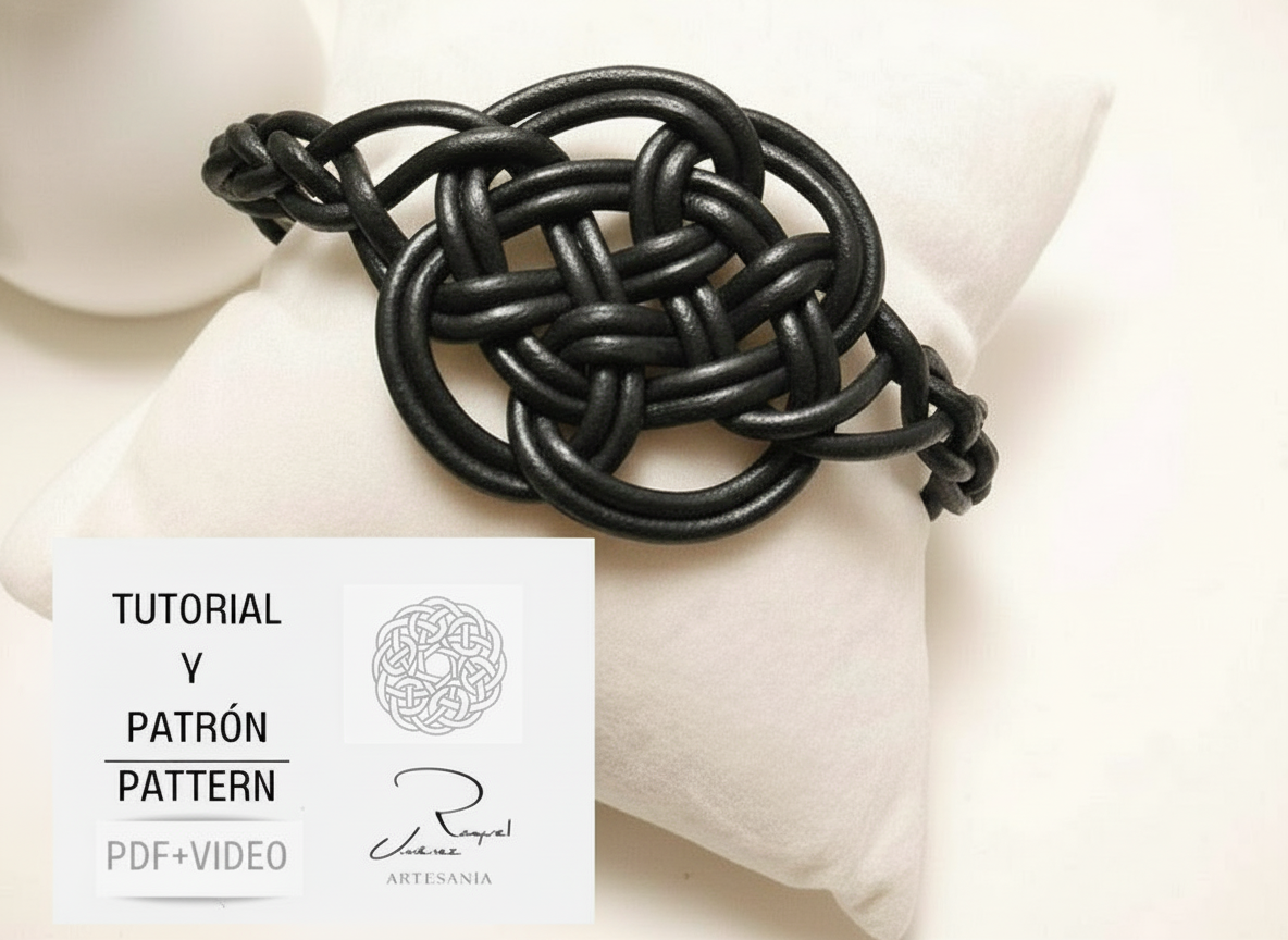 Quatre tutoriels bracelets avec noeuds celtiques et marins avec motif à imprimer