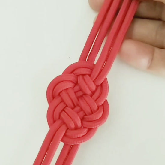 Pulsera cordón trenzado estilo marinero