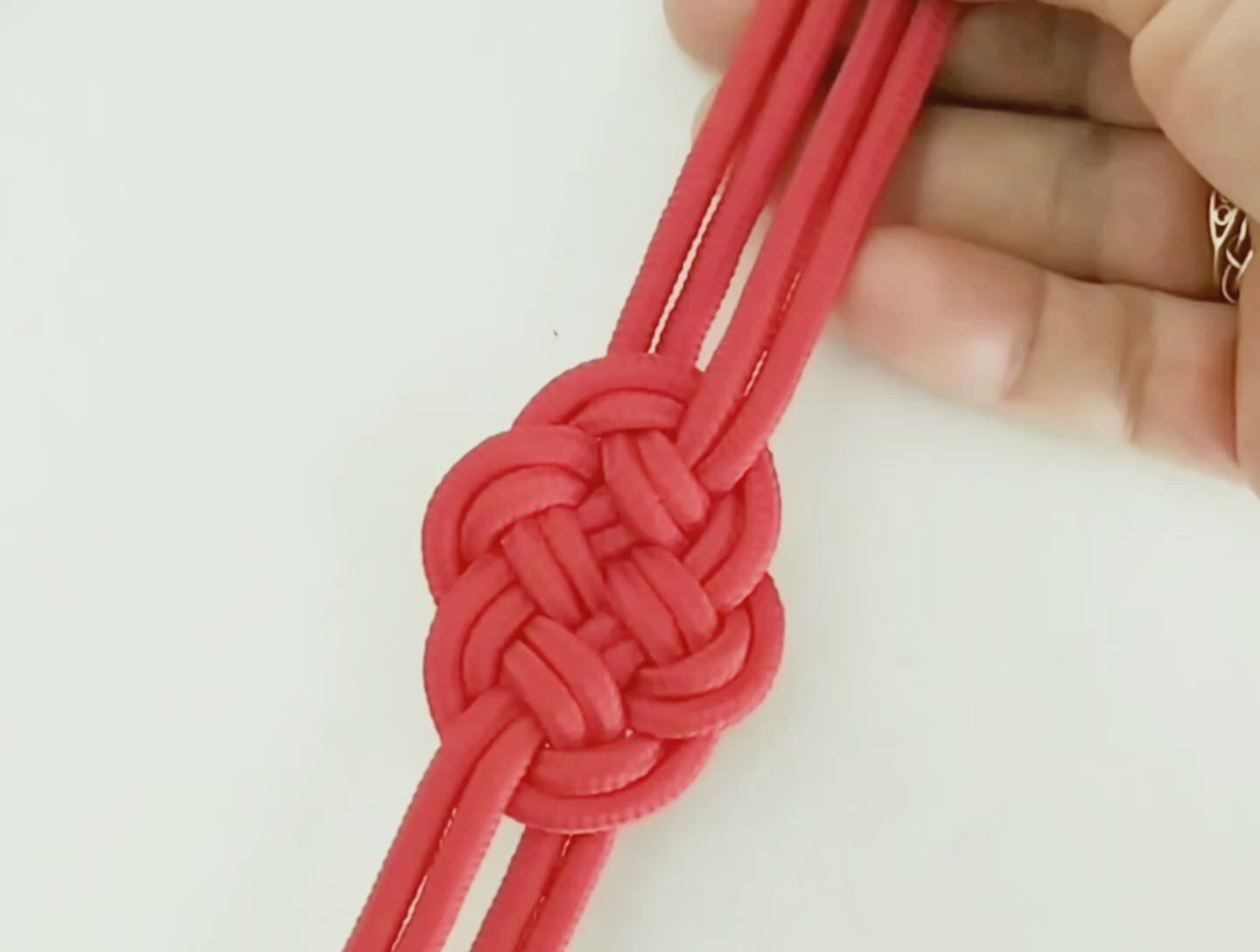 Pulsera cordón trenzado estilo marinero
