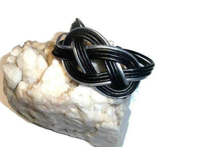Pulsera unisex de cuero con nudo celta