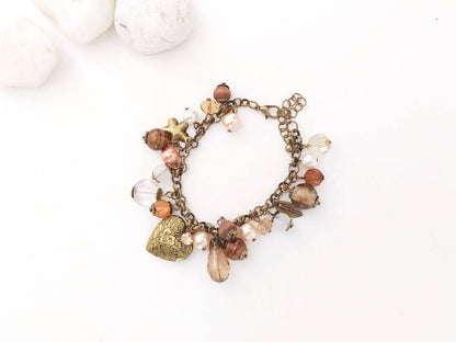 Pulsera estilo boho vintage en color bronce. OUTLET